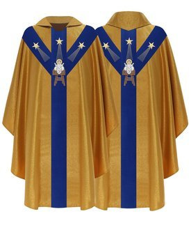 Semi gothic Chasuble Y456-GN63