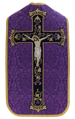 Chasuble romaine "Crucifixion de Jésus" R845-AF26