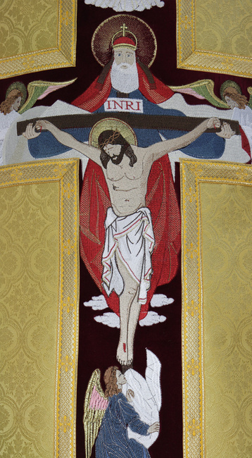 Römische Kasel "Heilige Dreifaltigkeit" R843-AGCC25