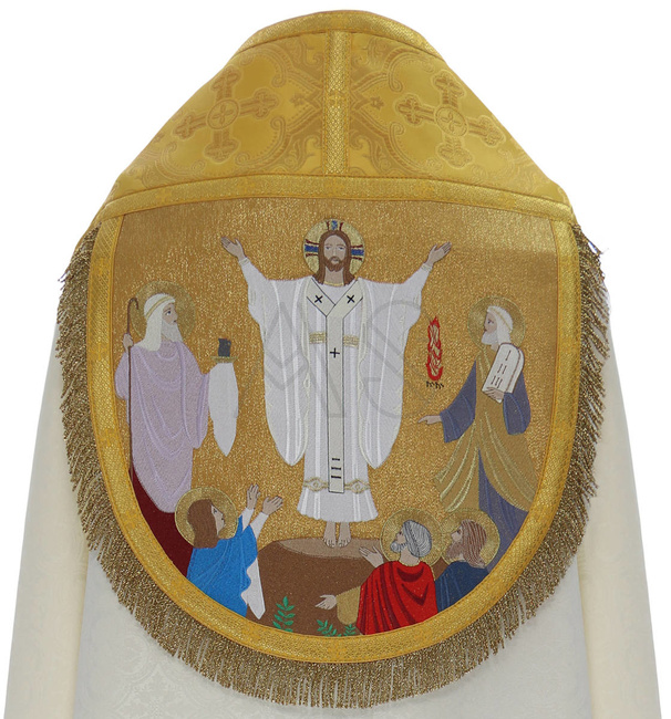 Capa pluvial romana "Transfiguración de Jesús" KT062-CG25h4