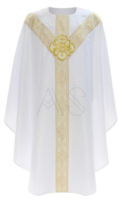 Semi Gothic Chasuble "IHS" GY209-B25
